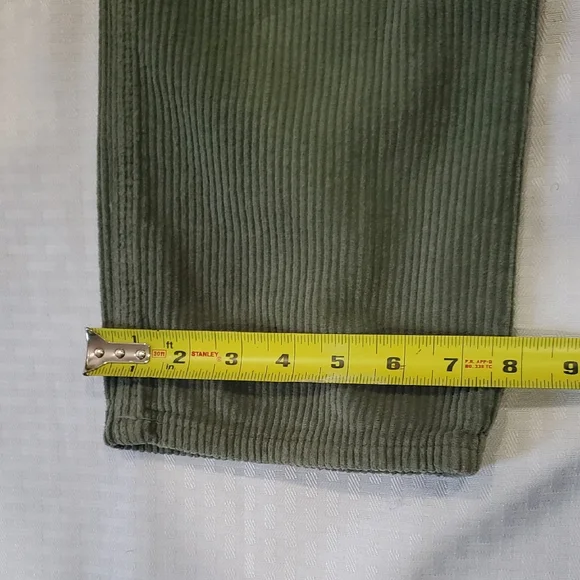 Reformation Cynthia Highrise Button Fly Green Straight Leg Jeans - Picture 12 of 12